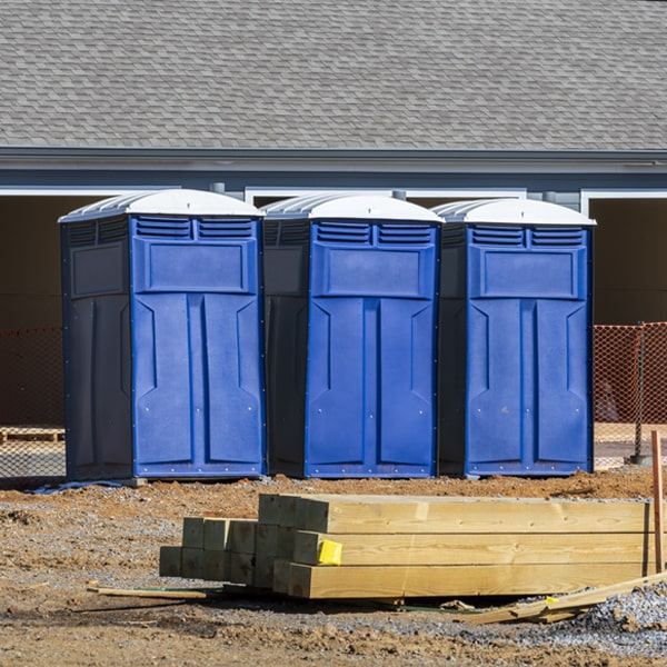 do you offer hand sanitizer dispensers inside the porta potties in Lawrence Creek OK